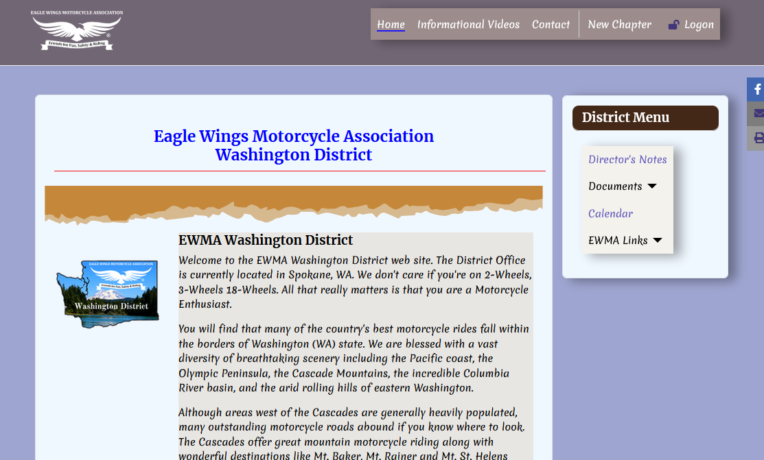 Eagle Wings Motorcycle Association Washington District